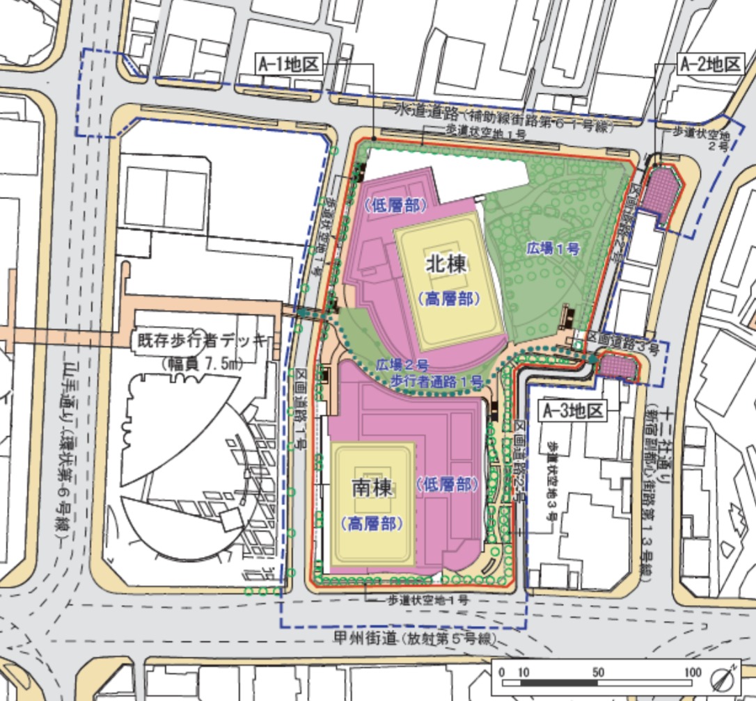 西新宿三丁目西地区市街地再開発事業 2035年度完成予定！テナントは？最新情報も！ | 出店ウォッチ